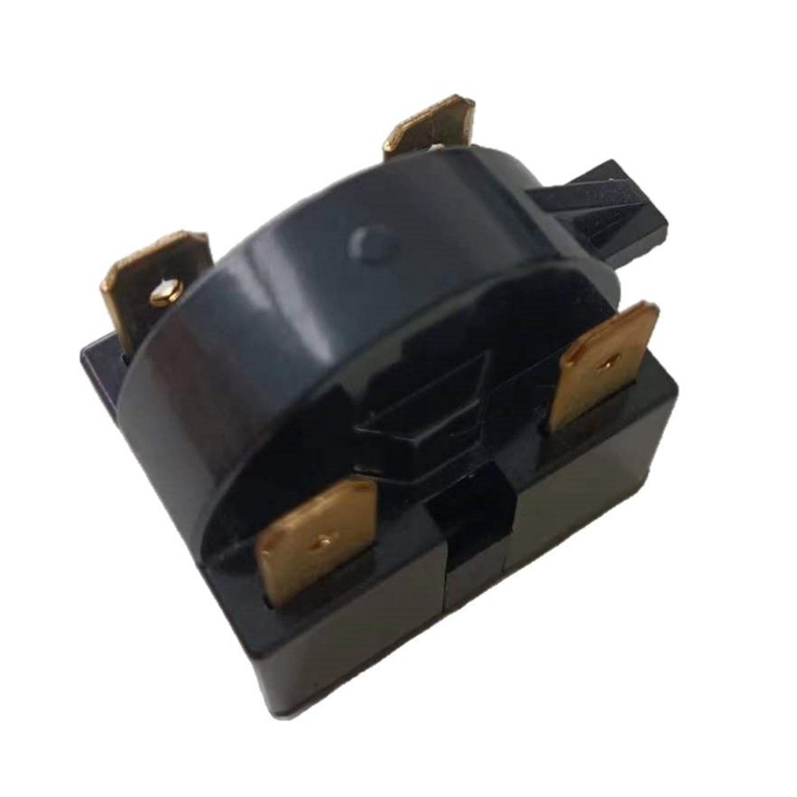 Refrigerator thermal overload protector 4TM butterfly refrigeration compressor flat protection PTC starter relay manufacturers wholesale
