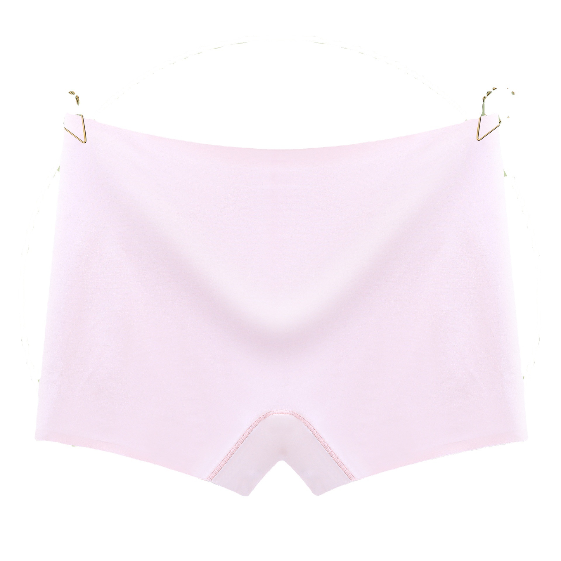 Popular One-Piece Seamless Safety Pants for Women, Anti-Exposure, Large Size, Mid-Waist, Boxer Briefs, Women's Boxer Briefs, Summer