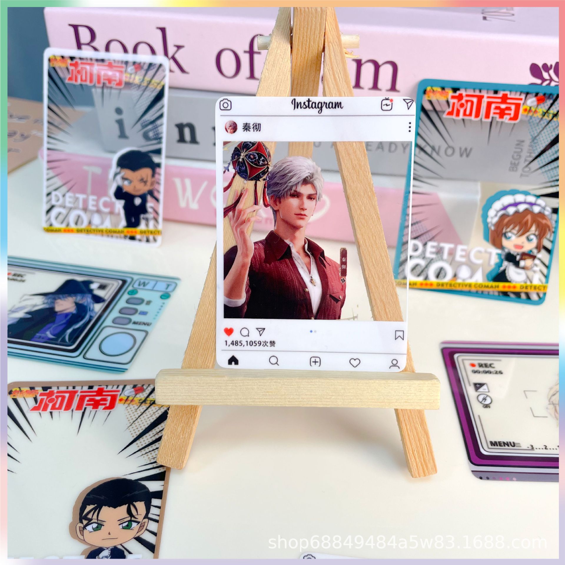 Custom pvc through card cartoon cartoon through card custom plastic PET transparent card custom acrylic card custom