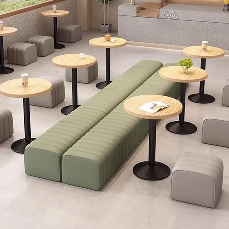 Магазин молочного чая, интернет-знаменитый кофе, маленький круглый табурет, длинная скамья, коммерческий стенд без спинки