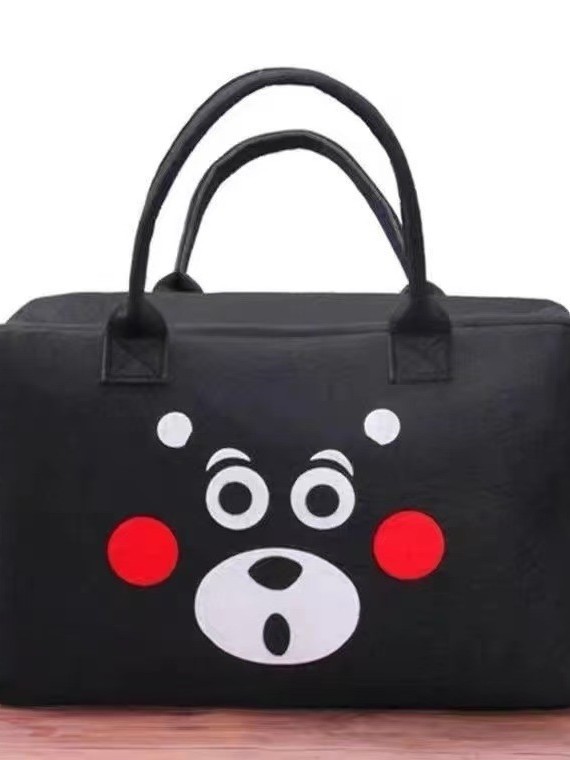 Travel Luggage Storage Bag Simple All-match Handbag Doll Handbag Portable Lightweight Large Capacity Travel Bag