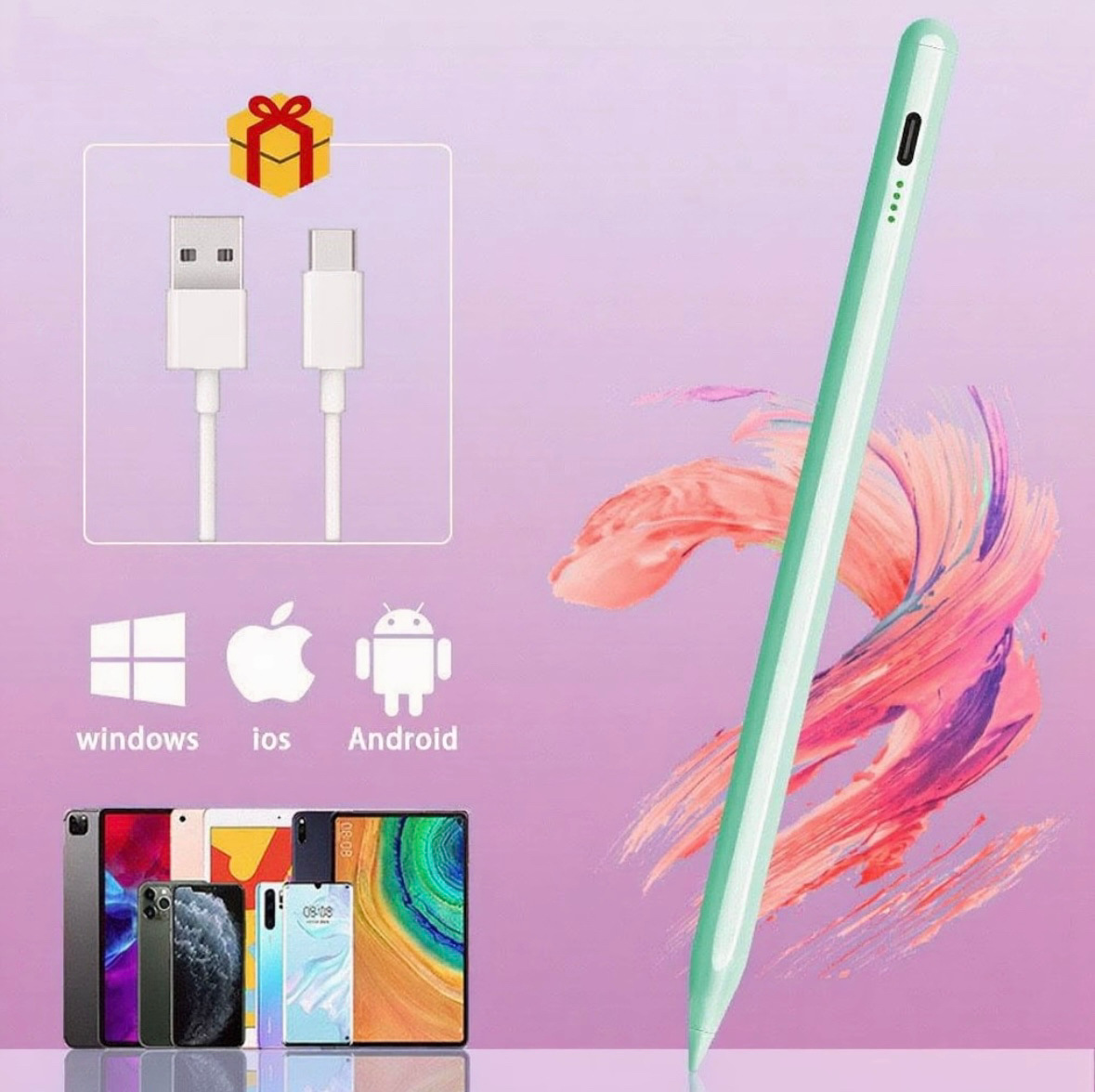 Wholesale Universal Active Capacitive Pen iPad Stylus Suitable for Android Apple Pen Huawei Touch Screen Stylus