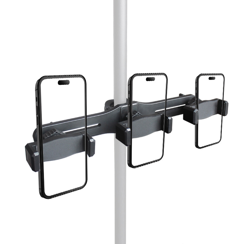 Manufacturers fine-tuning three-position double-pull e-clip Net Red live photography accessories increase position lazy bracket