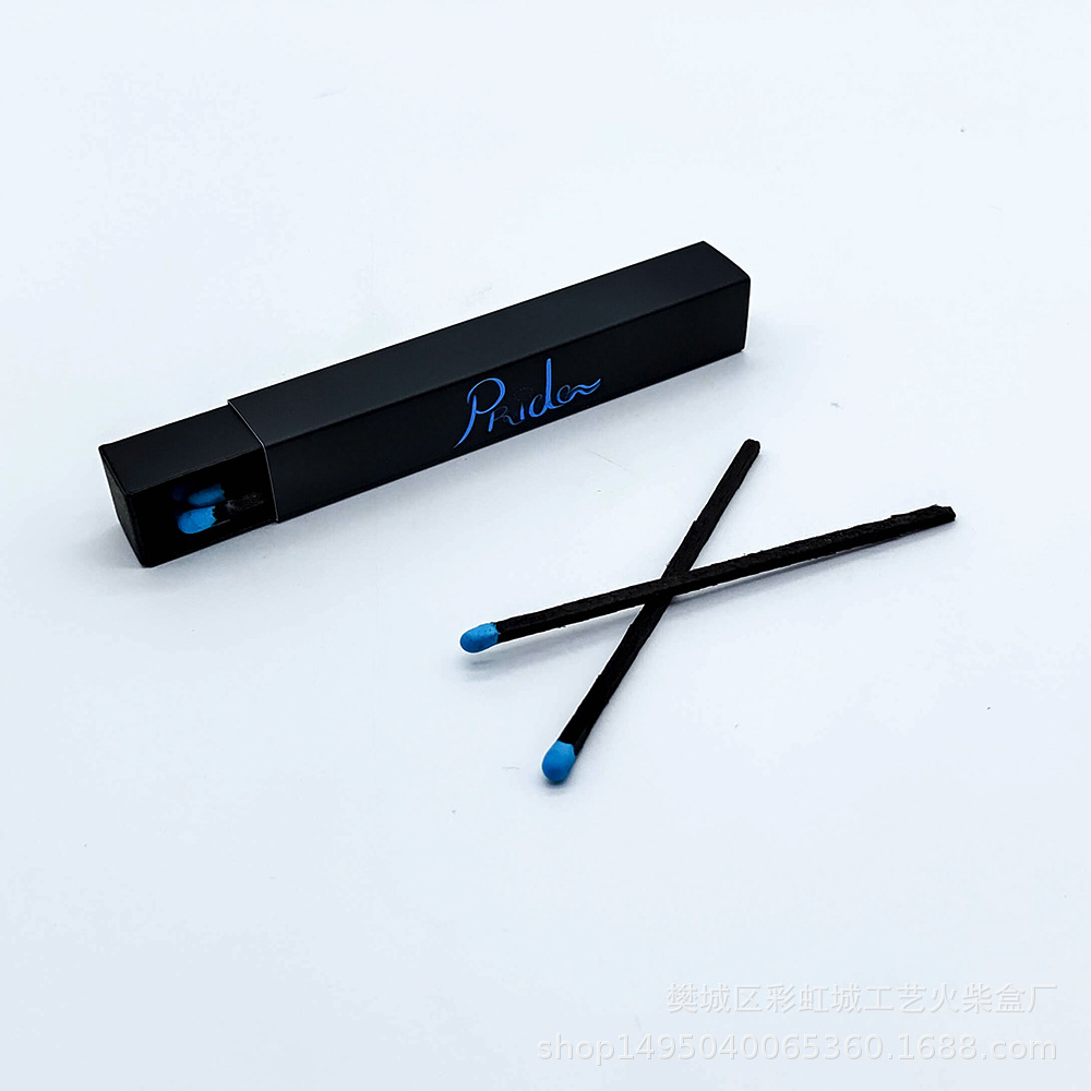 Custom black stem color head match advertising gift match advertising match custom high-grade aromatherapy match