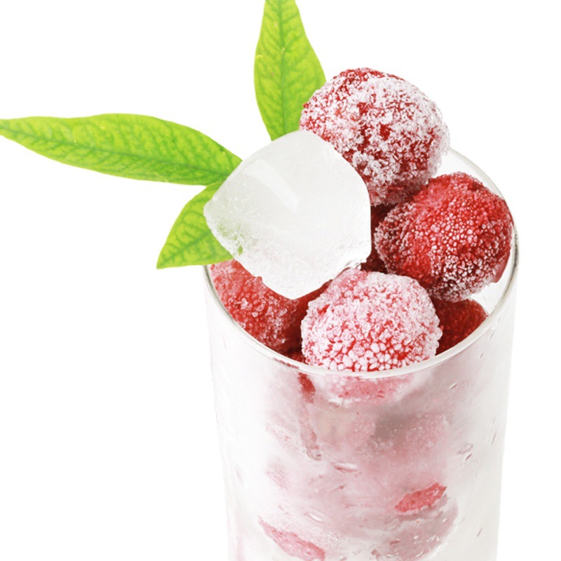 Sf Free Shipping Fujian Ready-To-Eat Snacks Ice Bayberry 50g Quick-Frozen Frozen Ice Bayberry Individually Packaged