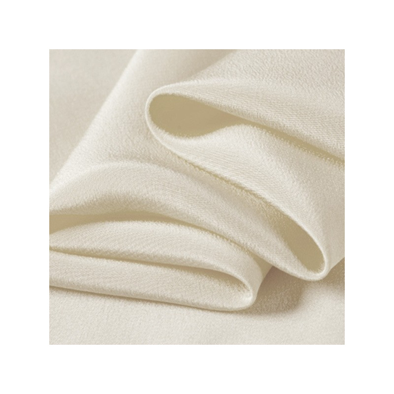 100 Mulberry Silk Fabric Shirt Fashion Fabric in Stock 16 Mmi Silk Fabric Customized Natural Plain Crepe Satin