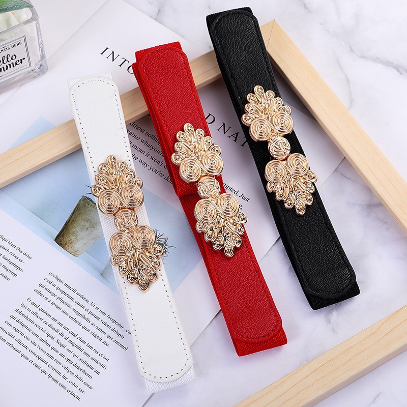 Весна и осень, прямая продажа с фабрики, этнический стиль, женский пояс с металлической пряжкой, тонкий стиль