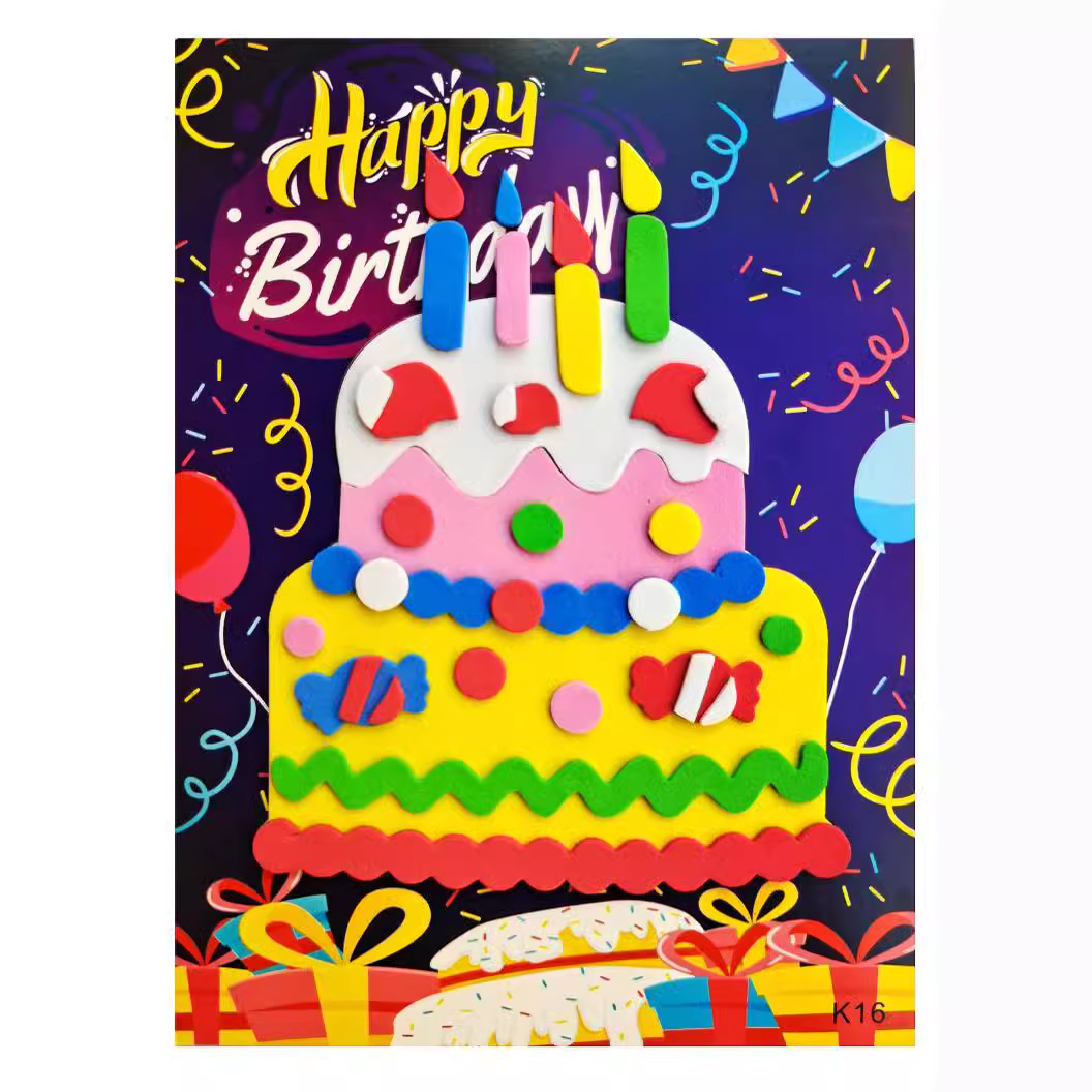 Children's Handmade 3D Stereo Stickers Eva Handmade Stickers Small Stereo Stickers Eva Stickers