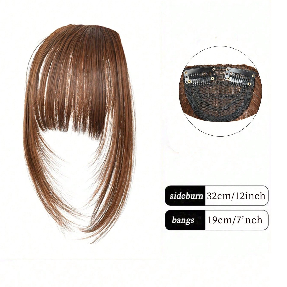 Bangs Wig for Women, Natural Forehead Air Bangs, Seamless Artificial Hair Fake Bangs Patch Ready for Sale