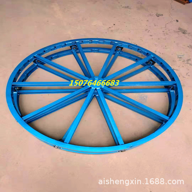 Reel Tray Steel Optical Fiber Cable Fiber Optic Disc Horizontal Reel Rack Iron Disc Steel Strand Cable Laying Rack Cable Laying Bracket