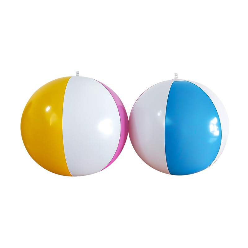 Supply PVC inflatable four-color beach ball inflatable six-color ball children's inflatable toys year-round in stock large quantity Congyou