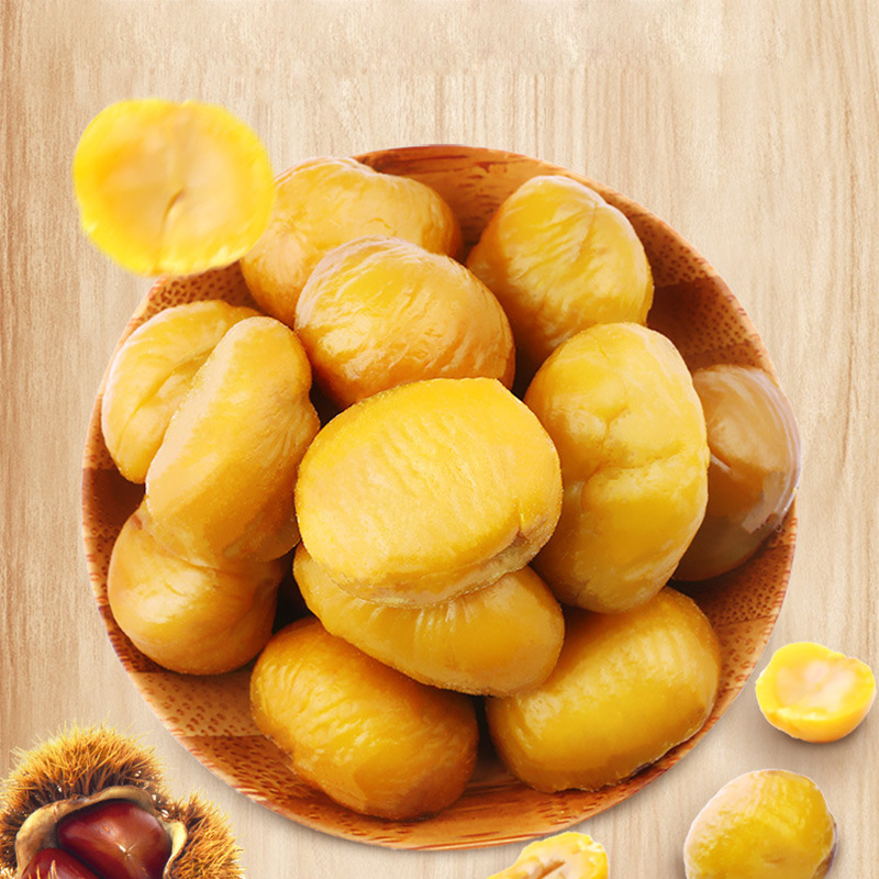 Herbal Cooked Chestnut Kernel 80g Original Flavor/Honey Flavor Box Gauge 100 Package Shell Instant Snack genuine goods