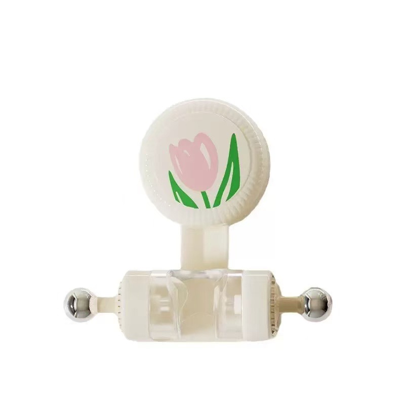 Punch-free shower sucker bracket dopamine tulip shower holder base removable shower head holder