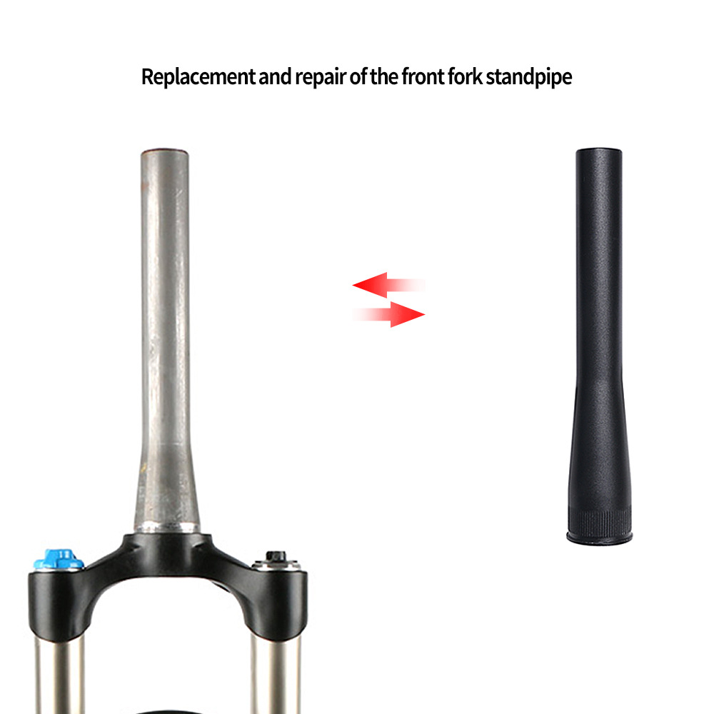 MEIJUN mountain road bicycle hydraulic front fork tapered vertical pipe 28.6 39.8 aluminum alloy front fork upper pipe