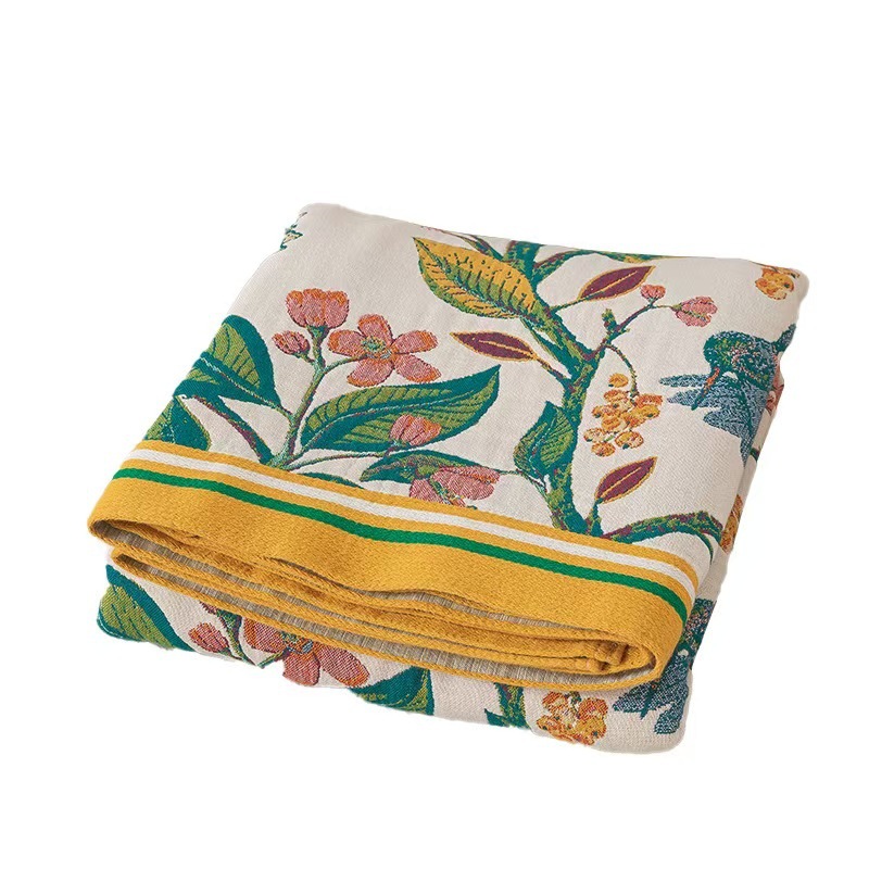 Thickened Pure Cotton Gauze Towel Quilt Household Bedding Bed Sheets Gauze Blanket Adult Couple Multifunctional Gauze Blanket