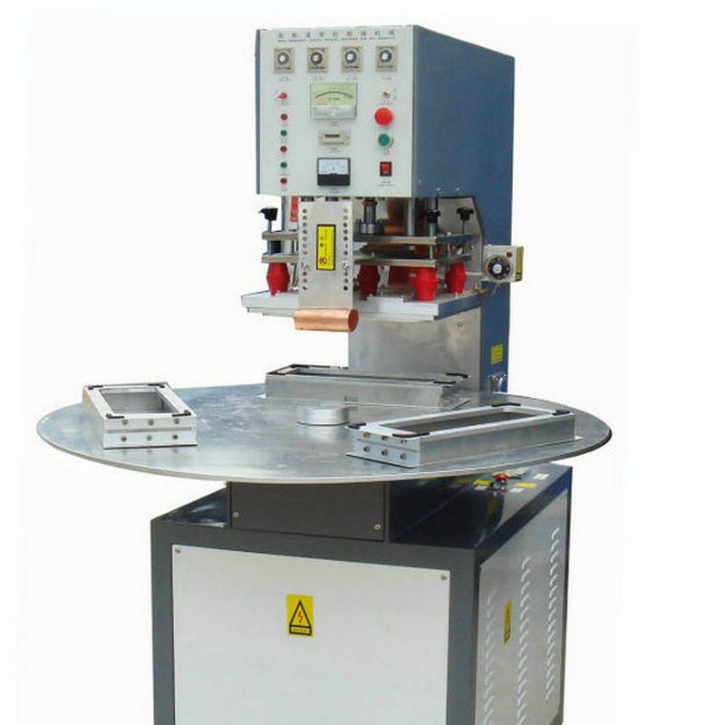 5Kw Manual High Frequency Machine, Three-Station Manual Turntable High Frequency Blister Sealing Machine, Manual Plastic Welding Machine