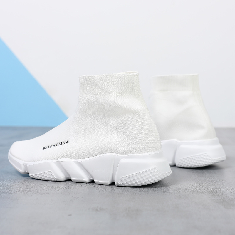 Shoes Men's Foreign Trade Large Size 2022 Summer New High-top Couple Socks Shoes Men's and Women's Footwear Men's Shoes