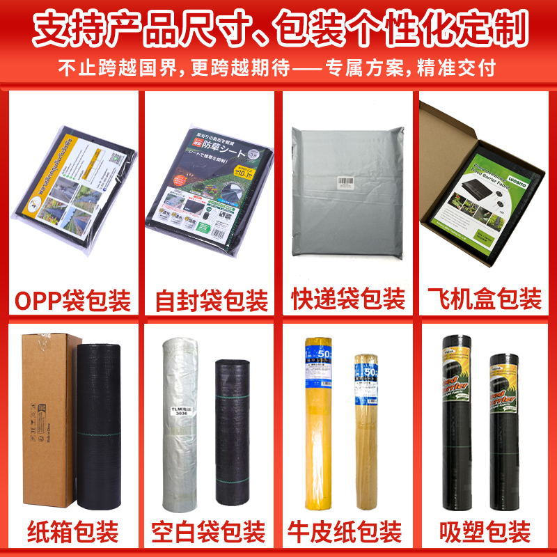 Amazon anti-grass cloth weeding cloth thickened anti-aging orchard permeable anti-grass cloth wholesale weeding film grass covering cloth