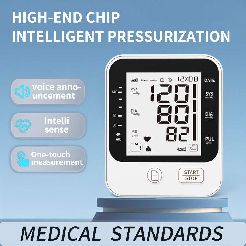 Cross-border medical grade precision automatic upper arm electronic intelligent blood pressure meter export blood pressure meter sphygmomanometer