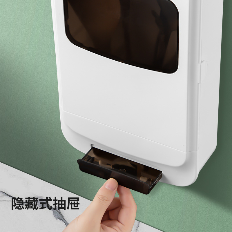 Side-Opening Chopstick Sterilizer Without Punching, Intelligent Sterilization, Household Kitchen Dust-Proof, Air-Drying, Draining, Storage Chopstick Barrel