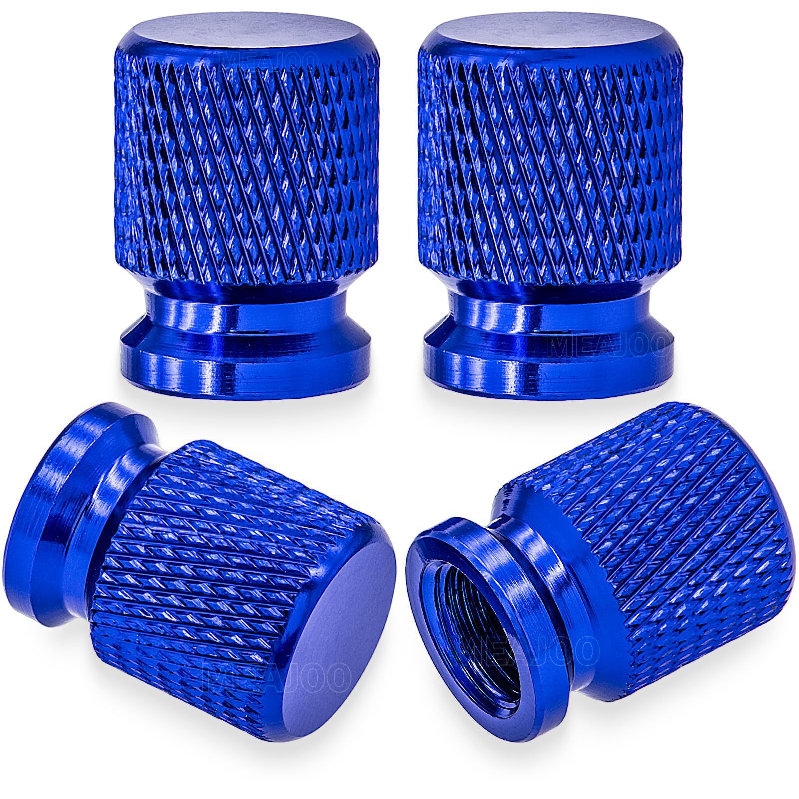 In-Stock Exquisite Mesh 12mm Valve Cap Aluminum Alloy Screw-On Universal for Cars and Motorcycles
