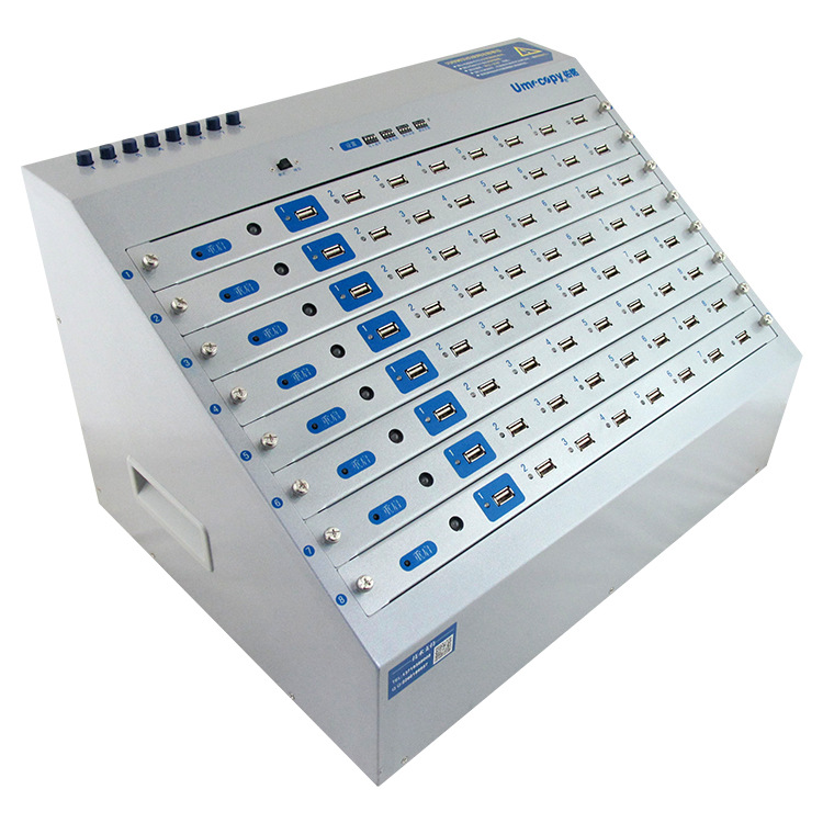 Youming 64-Port U Disk/Usb Copy Machine with H2/H5 Detection Batch Copy Encrypted USB Flash Drive Ssd High Speed