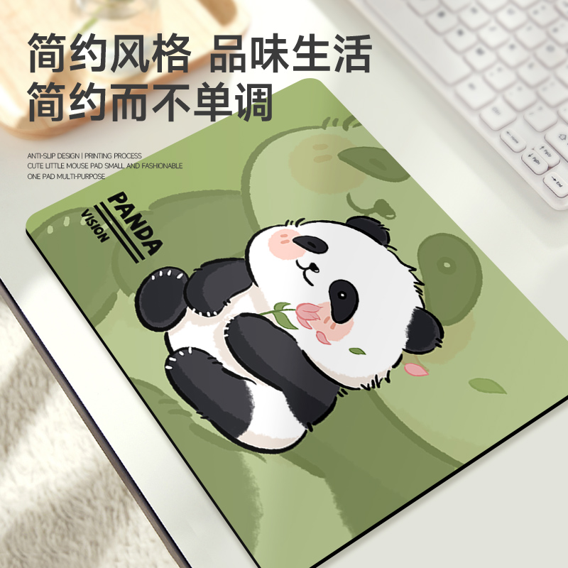 Blow-Dry Puppy Small Mouse Pad for Girls, Slip-Resistant and Wear-Resistant Soft Pad for Office Entertainment, Thickened Computer Desk Pad with Wrist Support