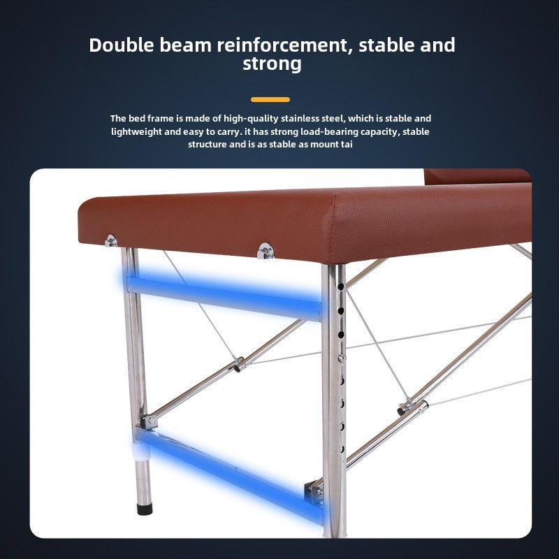 Lifting Portable Folding Beauty Bed Manufacturer Wholesale Original Point Massage Bed Moxibustion Bed Sponge Examination Bed