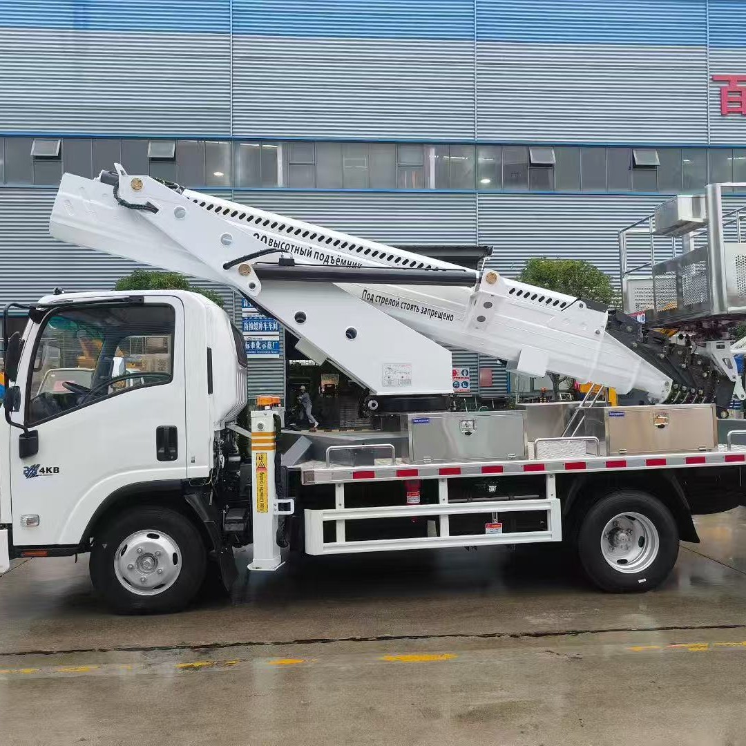 Cross-Border Export Specializes in 15- 45.6m Telescopic Arm Aerial Work Platform Lift Truck for High-Altitude Work
