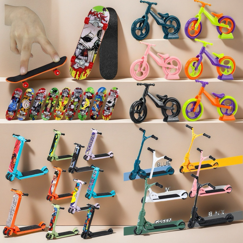 Креативный мини настольный скейтборд на пальцах, антистресс игрушка, оптовая продажа