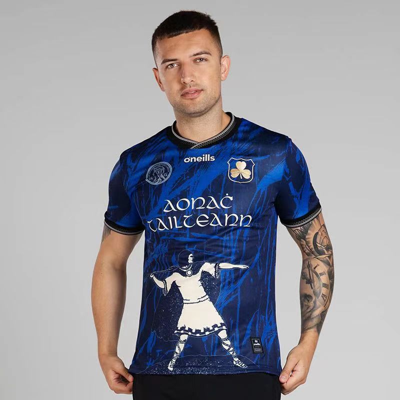 2024-25Gaa Mis Red Ross Antrim Dublin Cork Mio Short Sleeve Rugby Jersey Sportswear