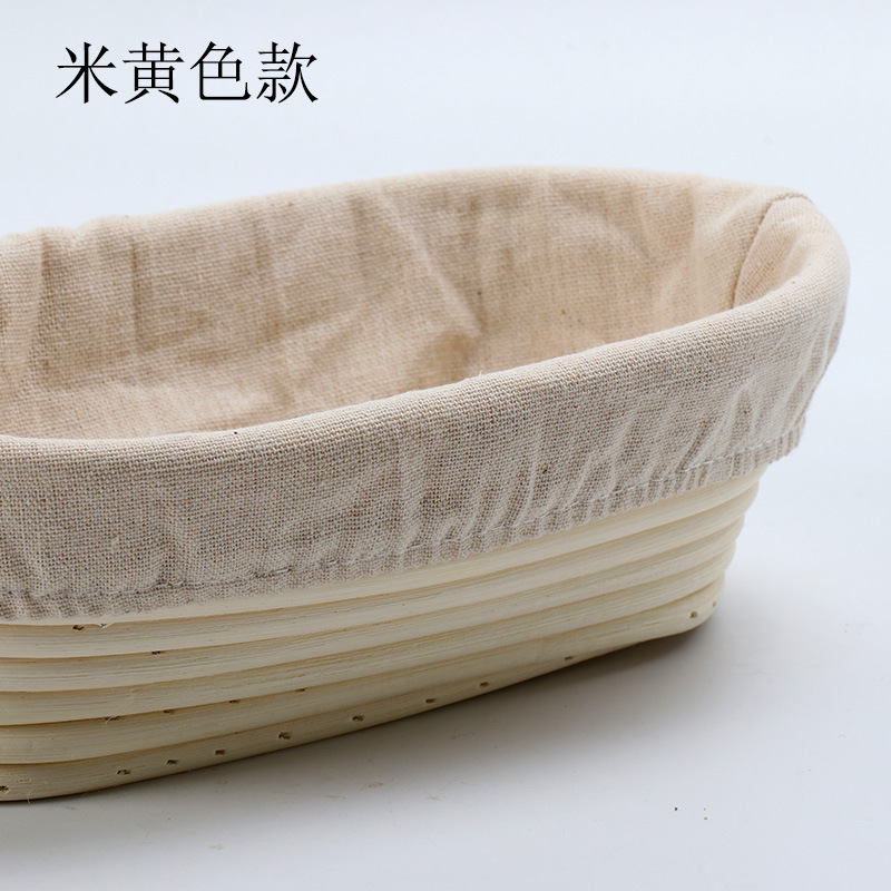 Cross-Border round oval bread basket cloth cover European country bread fermentation basket cloth cover lining wholesale