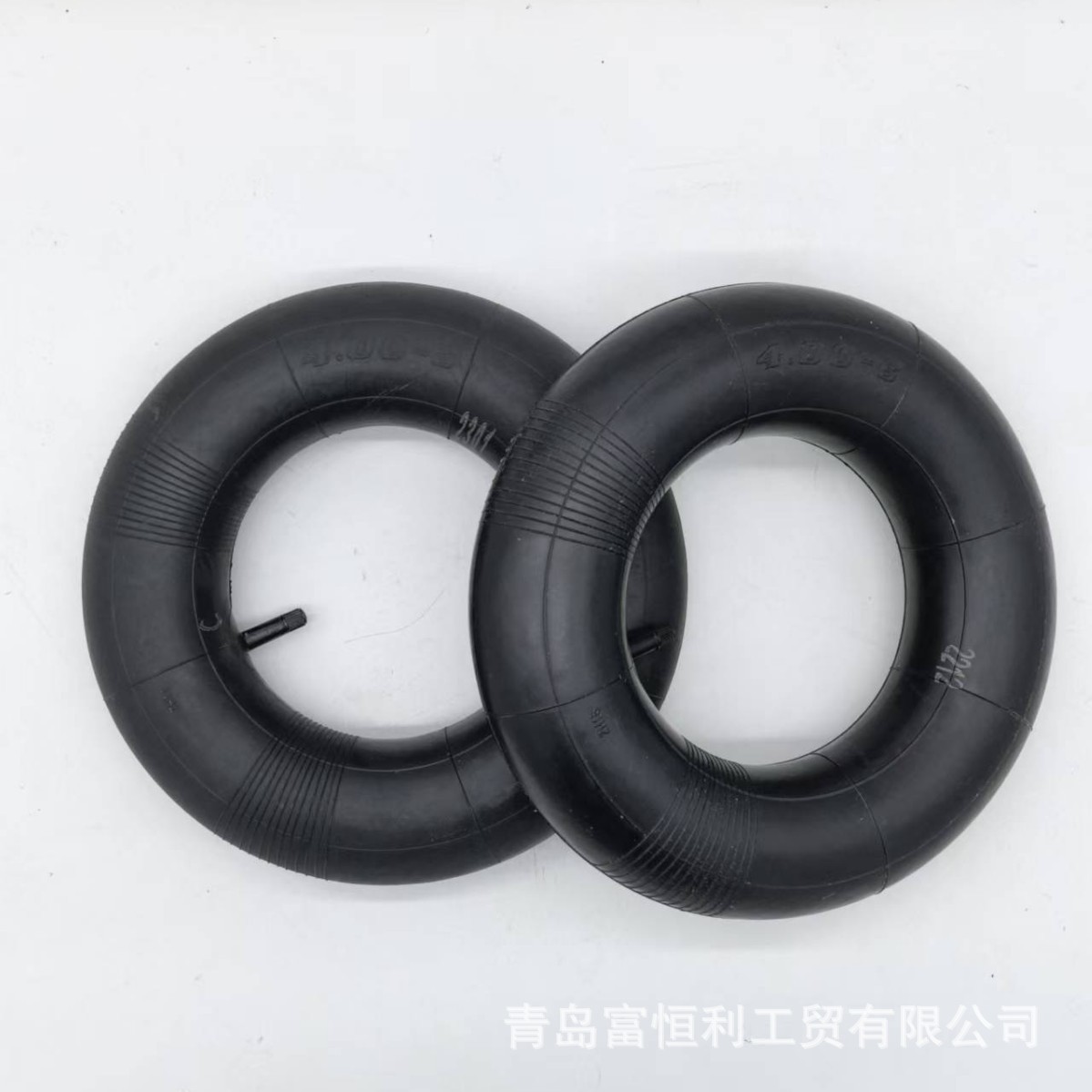 Прямые поставки завода 3.50-4/4.00-8 тележечные надувные камеры различных спецификаций из натурального каучука с прямым отверстием