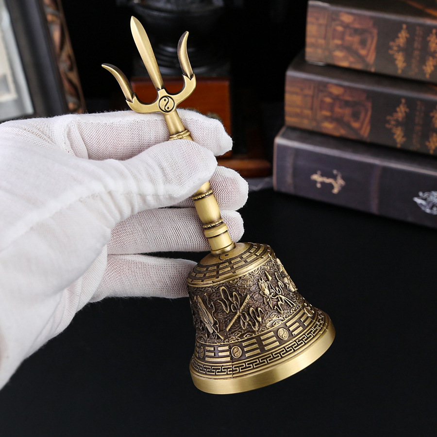 Фанмей удачный колокол из меди, колокол Кинг Конг, французские колокольчики, неапольские ремесленные изделия, медный колокол с пятью струнами