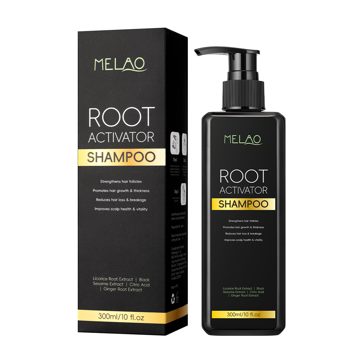 Cross-Border Men's Shampoo Gently Cleanses Scalp, Moisturizes Hair Roots, Refreshing Shampoo Root Activator