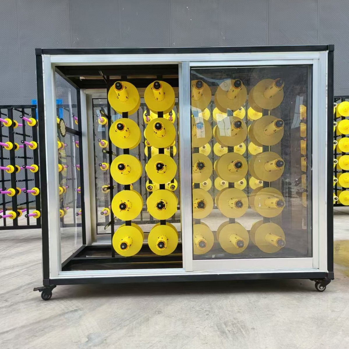 Carbon Fiber Yarn Rack, Tension Yarn Rack, Fiberglass Yarn Rack, Pultrusion Yarn Rack, Take-Up Yarn Rack, Bobbin Rack, Yarn Rack