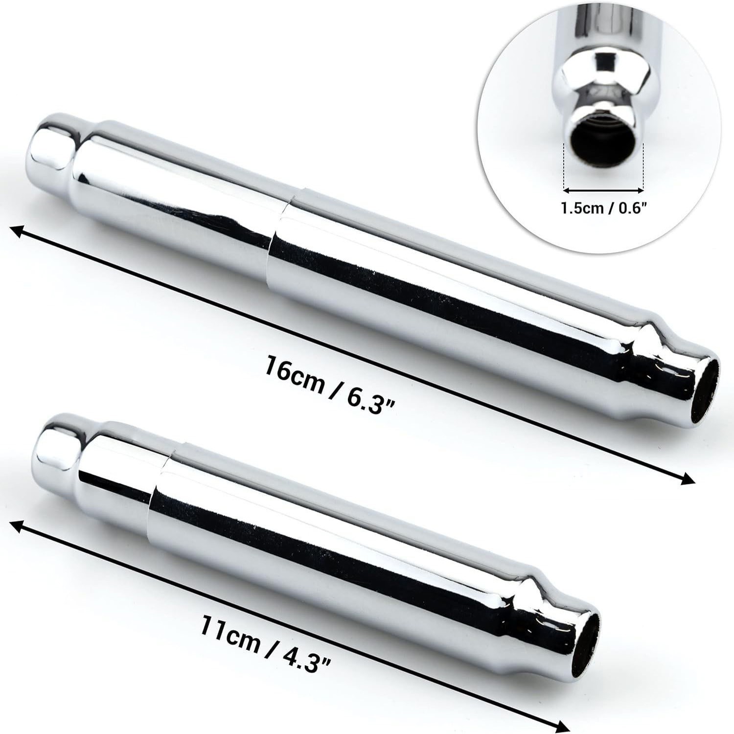 Stainless Steel Roll Paper Tube Core Rod Tissue Box Telescopic Tube Toilet Paper Holder Core Stainless Steel Roll Paper Box Accessories Multi-Color