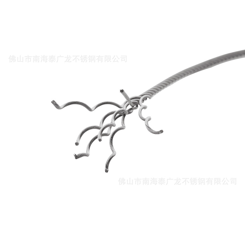 304 stainless steel wire rope 0.8mm-4mm anti-theft net chandelier wire rope swing rope knot real endurance wire rope