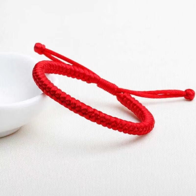 Red String Bracelet for the Year of Birth, Couple and Student Style, Chinese Style Vajra Knot Bracelet, Wholesale Starting from One Piece
