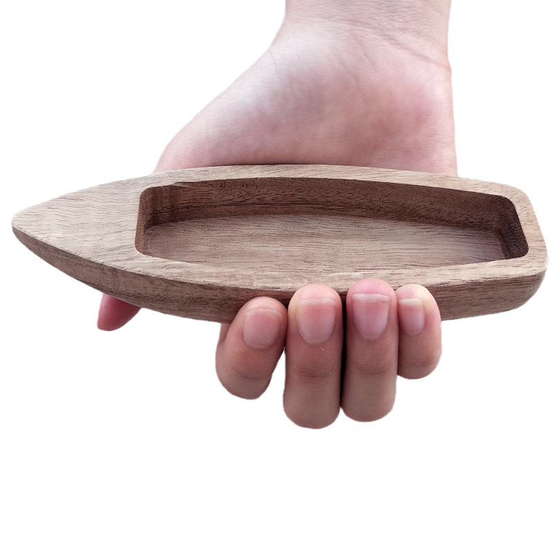 Модель деревянного каноэ, игрушка из дерева, может входить в воду, деревянное каноэ