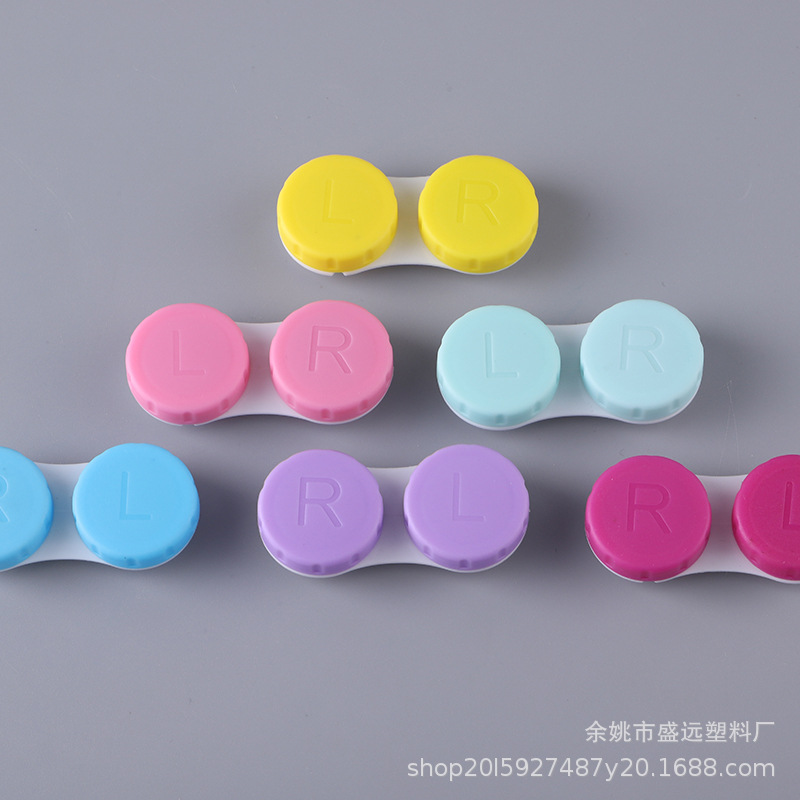 Manufacturer Wholesale Multi-Color Contact Lens Case Double Box Plastic Pp Companion Box Double Box