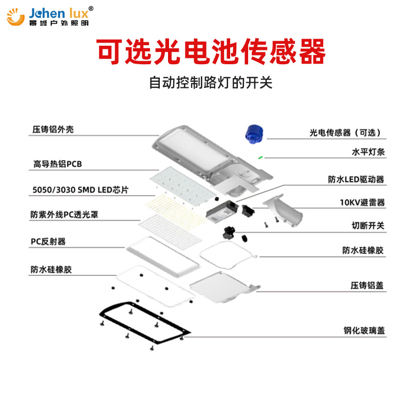 Municipal Street Lights Highlight Ip66 Engineering Community Park Street Lights Urban Road Waterproof Outdoor Source Manufacturer