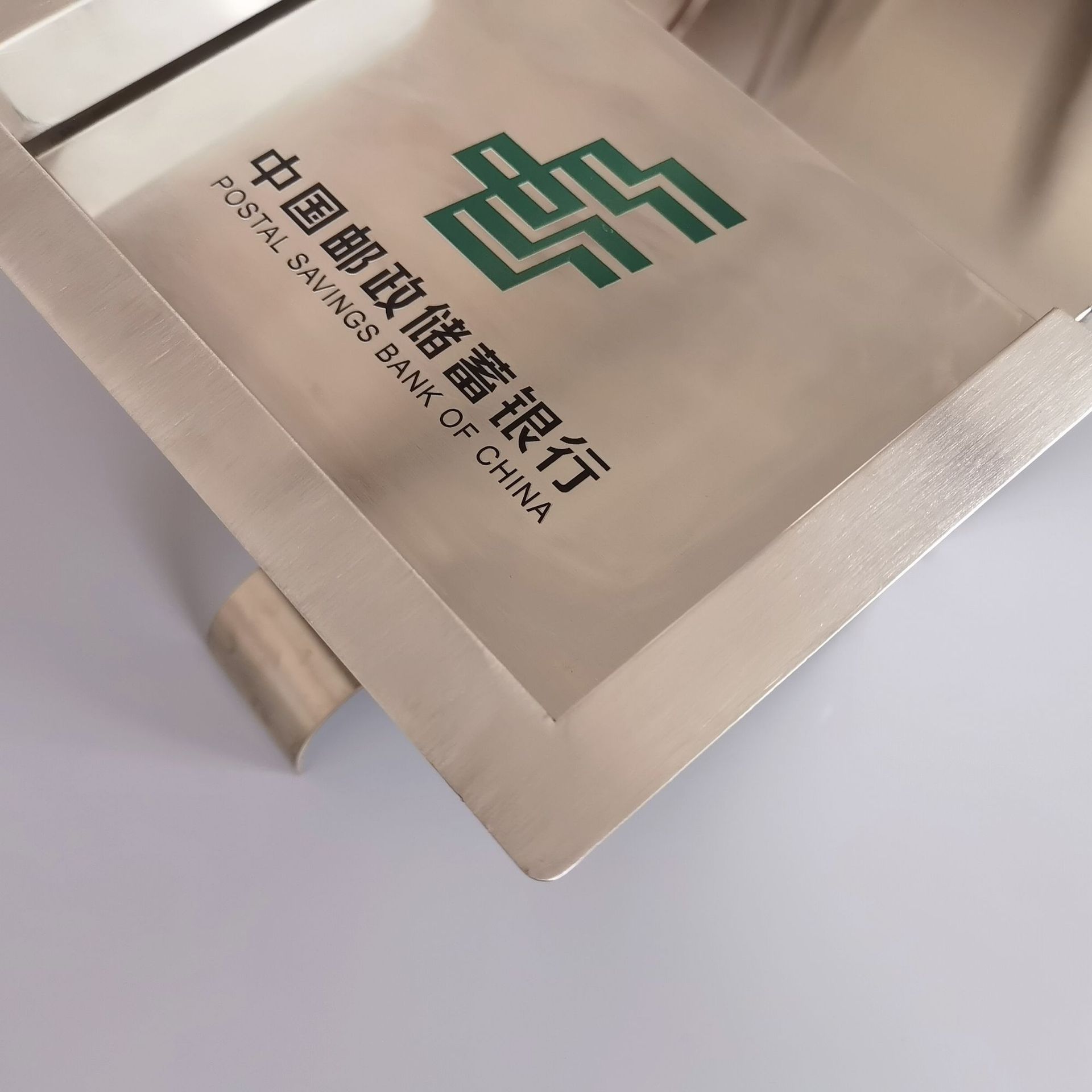 Stainless steel cash register slot bank channel slot Hospital counter cash slot ticketing window bank withdrawal slot money bucket