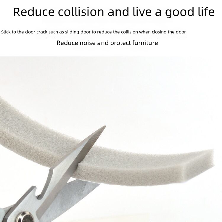 Window Seals, Door and Window Seams, Soundproof and Dustproof Strips, Windproof and Windproof Self-Adhesive Gap Sliding Window Sponge Strips