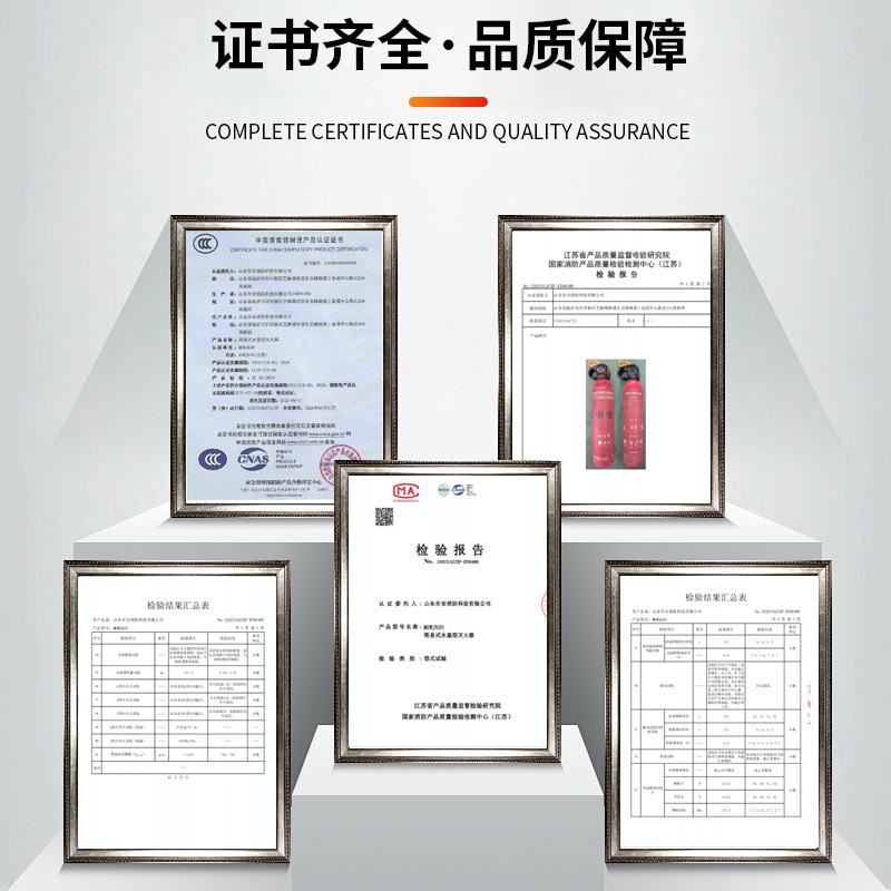 Manufacturer Wholesale Simple Small Car Fire Extinguisher Satchel 620ml Water-Based Satchel Household Fire Extinguisher