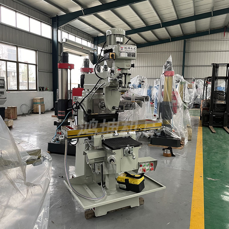 M5W Turret Milling Machine Automatic Milling and Tapping Integrated Machine with Adjustable Table High-Precision Vertical and Horizontal Dual-Use X6330W Turret Milling Machine