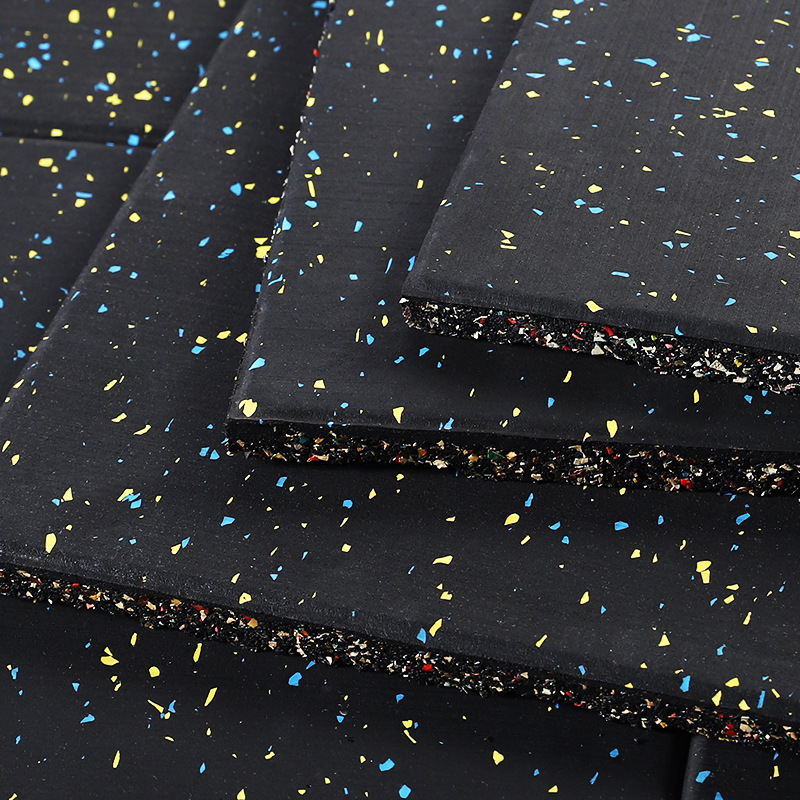 Kangqiang composite sound insulation rubber high density rubber material equipment mat 20mm thickness specification 50cm * 50cm