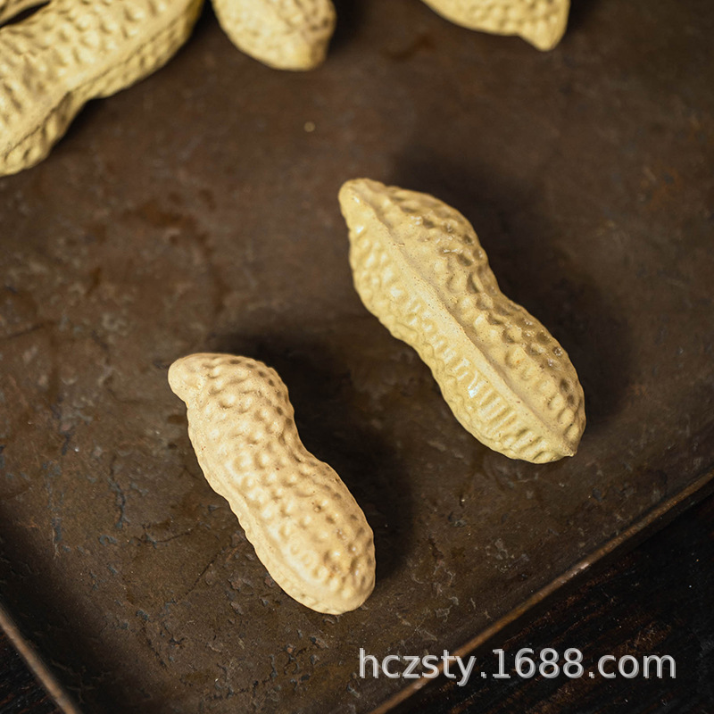 Yixing Purple Sand Tea Pet Artificial Flower Growth Fruit Ornaments Hand Sculpture Tea Set Accessories Long Ceramics Can Be Raised Wholesale