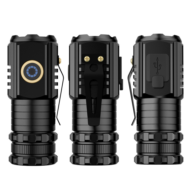 Cross-border new LED strong light long-range flashlight super bright mini portable small flashlight outdoor multi-function cap lamp