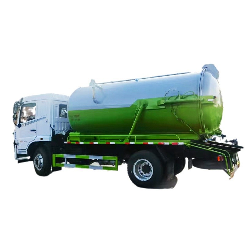 Sewer Pipe Dredging and Cleaning Sewage Suction Truck 10 Square 12 Square Pipe Sludge Cleaning Truck Self-Priming Self-Discharging Sewage Suction Truck